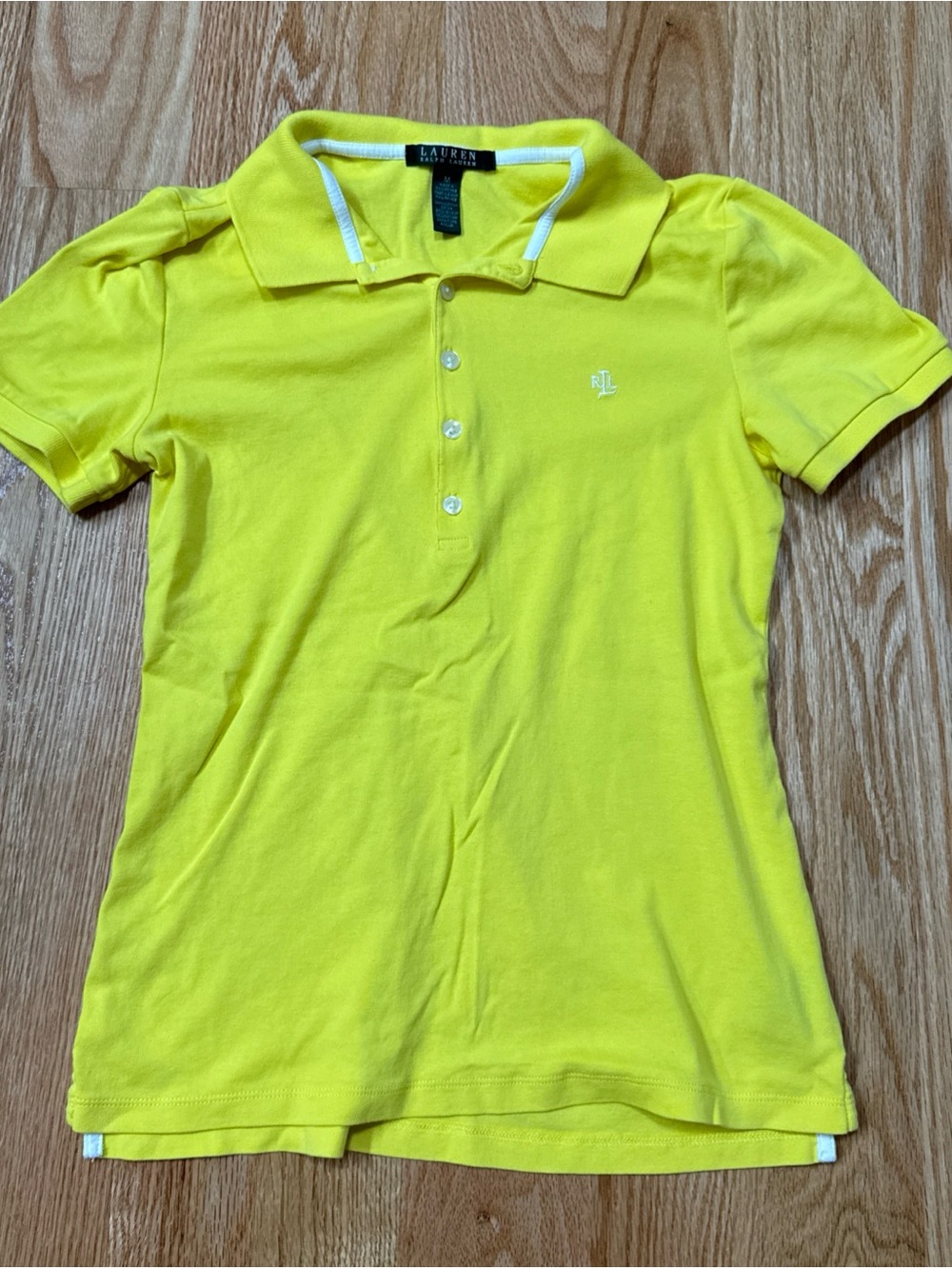 Ralph Lauren Polo Womens Size Medium Yellow